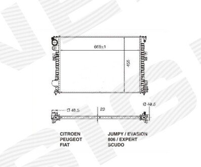 РАДИАТОР Signeda RA61875Q