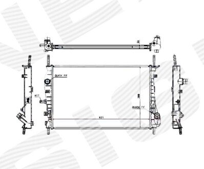 РАДИАТОР Signeda RA62023A