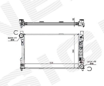 РАДИАТОР Signeda RA62786Q