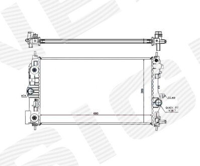 РАДИАТОР Signeda RA630724