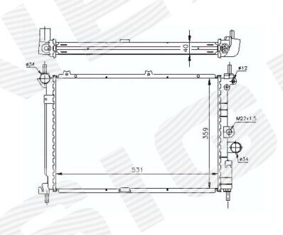 РАДИАТОР Signeda RA63278A