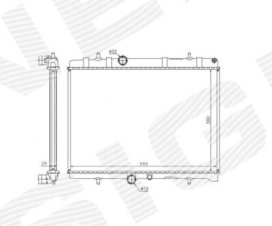 РАДИАТОР Signeda RA63606Q