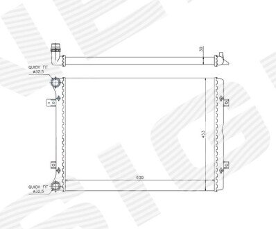 РАДИАТОР Signeda RA65014