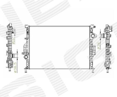 РАДИАТОР Signeda RA65615A