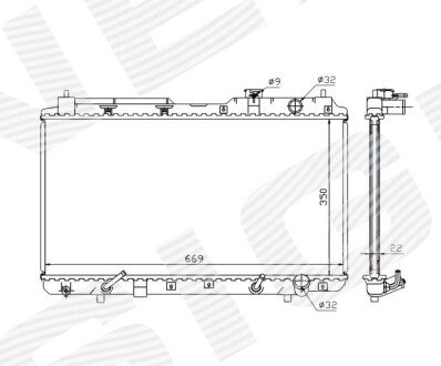 РАДИАТОР Signeda RA681021Q (фото 1)