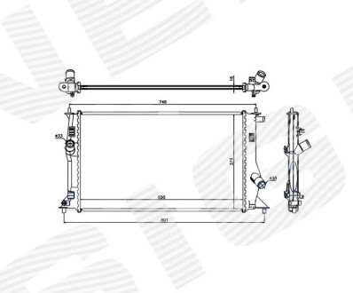 РАДИАТОР Signeda RA68503