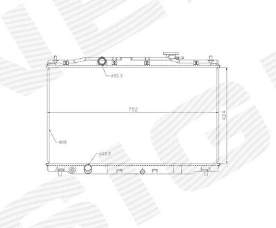 РАДИАТОР Signeda RAHDA131 (фото 1)