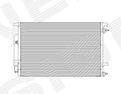 Радіатор кондиціонера із осушувачем Signeda RC4688