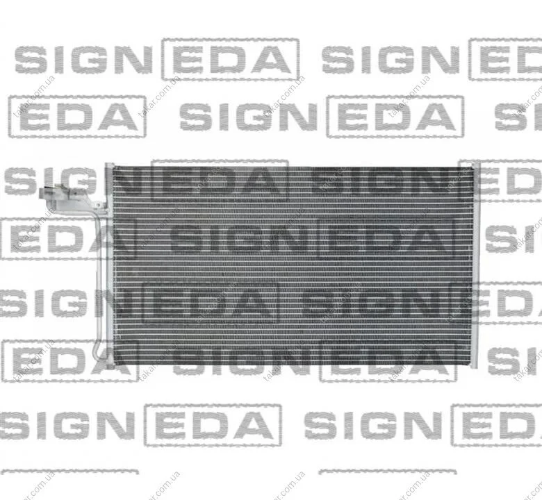 Радиатор кондиционера (Конденсатор) без осушителя Signeda RC940220 (фото 1)