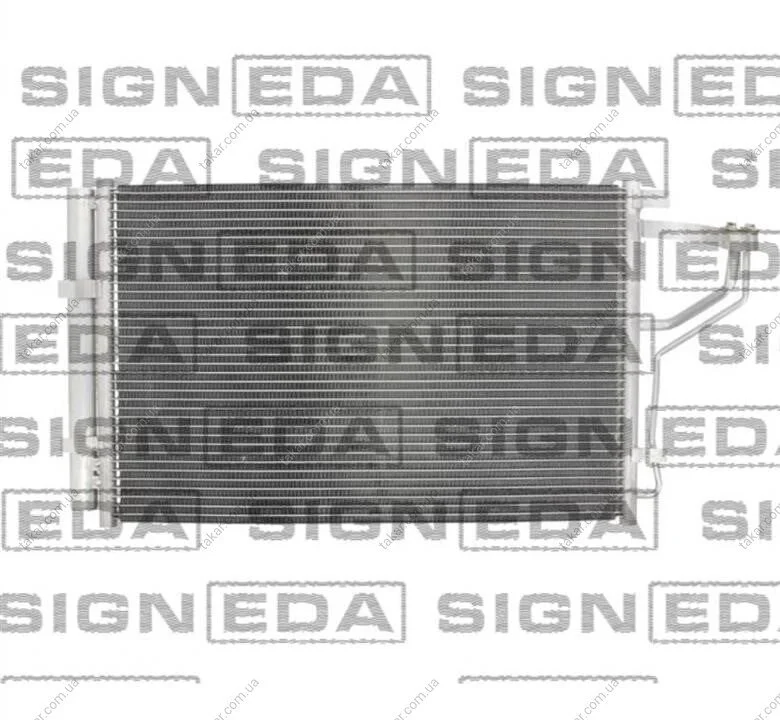 Радіатор кондиціонера (Конденсатор) з осушувачем Signeda RC940268 (фото 1)