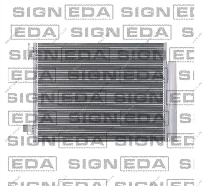 Радиатор кондиционера (Конденсатор) с осушителем Signeda RC940321Q (фото 1)