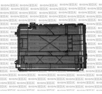 Радиатор кондиционера (Конденсатор) с осушителем Signeda RC940414