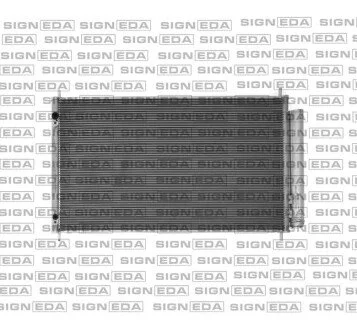 Радіатор кондиціонера (Конденсатор) з осушувачем Signeda RC940489