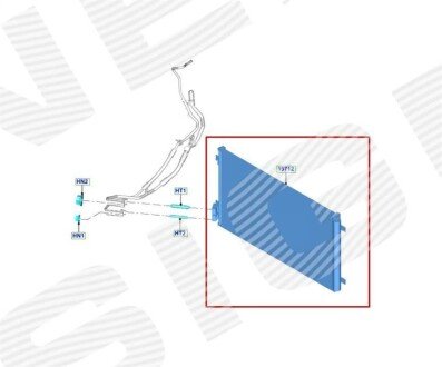 Радіатор кондиціонера Signeda RC94396AO