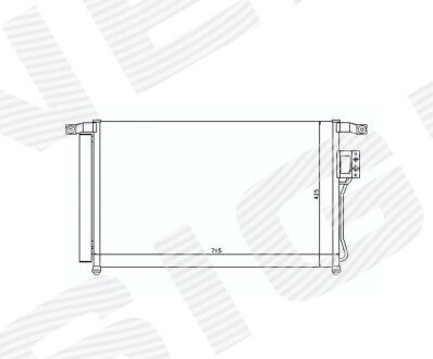 РАДИАТОР КОНДИЦИОНЕРА Signeda RC94869