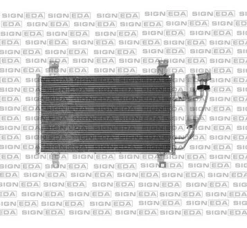 Радиатор кондиционера (Конденсатор) с осушителем Signeda RCMZ39046A