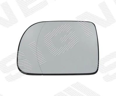 Скло дзеркала заднього виду Signeda SDSM1051EL/R