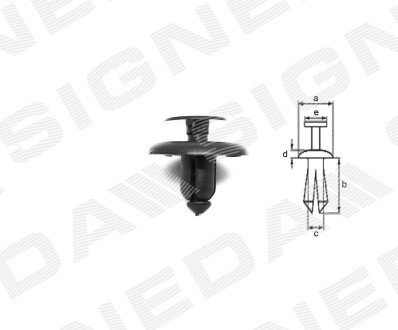 ПЛАСТМАСОВІ КРІПЛЕННЯ Signeda T114610