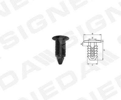 ПЛАСТМАСОВІ КРІПЛЕННЯ Signeda T123410