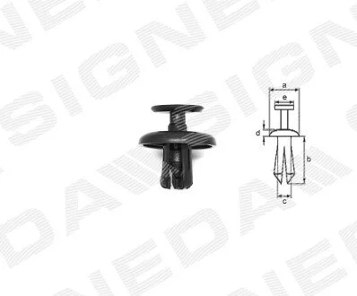 ПЛАСТМАСОВІ КРІПЛЕННЯ Signeda T132710