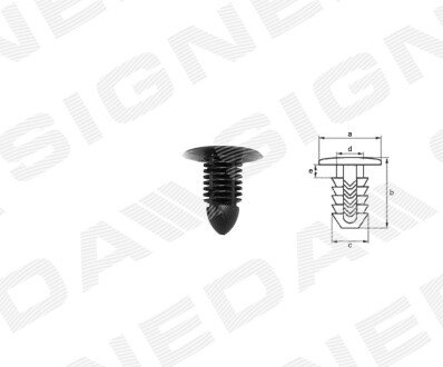 ПЛАСТМАСОВІ КРІПЛЕННЯ Signeda T133410