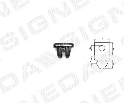 ПЛАСТМАСОВІ КРІПЛЕННЯ Signeda T135410