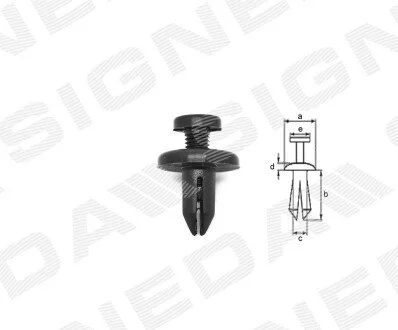 ПЛАСТМАСОВІ КРІПЛЕННЯ Signeda T152410
