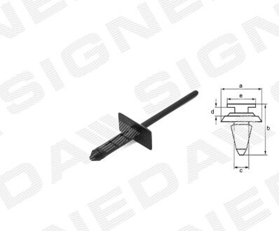 ПЛАСТМАСОВІ КРІПЛЕННЯ Signeda T156910