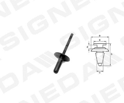 ПЛАСТМАССОВЫЕ КРЕПЛЕНИЯ Signeda T157110