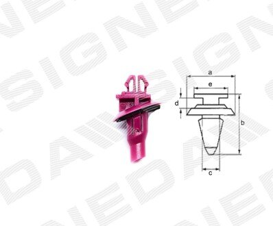 ПЛАСТМАСОВІ КРІПЛЕННЯ Signeda T162810