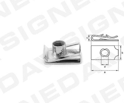 ПЛАСТМАСОВІ КРІПЛЕННЯ Signeda T190310