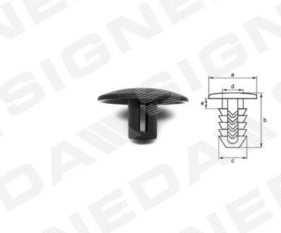 ПЛАСТМАСОВІ КРІПЛЕННЯ Signeda T206510