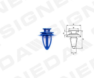 ПЛАСТМАСОВІ КРІПЛЕННЯ Signeda T209210