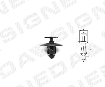 ПЛАСТМАСОВІ КРІПЛЕННЯ Signeda T209310