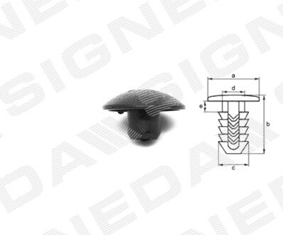 ПЛАСТМАСОВІ КРІПЛЕННЯ Signeda T224710