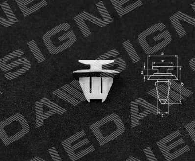 ПЛАСТМАСОВІ КРІПЛЕННЯ Signeda T24975