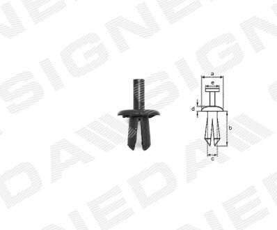 ПЛАСТМАСОВІ КРІПЛЕННЯ Signeda T37410