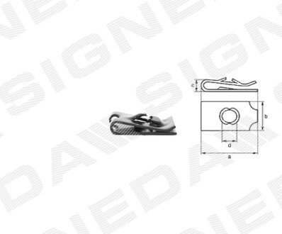 ПЛАСТМАСОВІ КРІПЛЕННЯ Signeda T38610