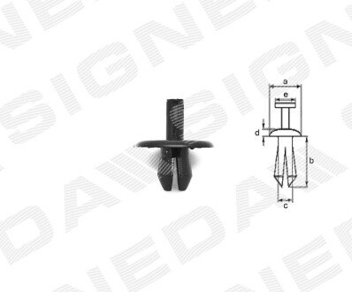 ПЛАСТМАСОВІ КРІПЛЕННЯ Signeda T46710