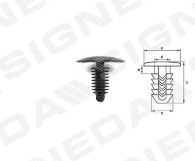 ПЛАСТМАСОВІ КРІПЛЕННЯ Signeda T482C10