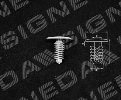 ПЛАСТМАСОВІ КРІПЛЕННЯ Signeda T483B10