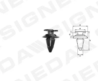 ПЛАСТМАСОВІ КРІПЛЕННЯ Signeda T50510