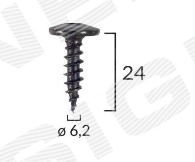 ПЛАСТМАСОВІ КРІПЛЕННЯ Signeda T6039310