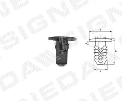 ПЛАСТМАСОВІ КРІПЛЕННЯ Signeda T64410