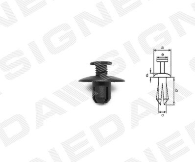 ПЛАСТМАСОВІ КРІПЛЕННЯ Signeda T65010