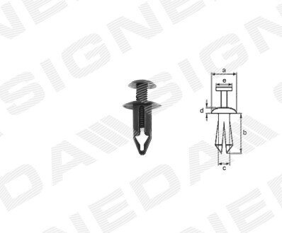 ПЛАСТМАСОВІ КРІПЛЕННЯ Signeda T69710
