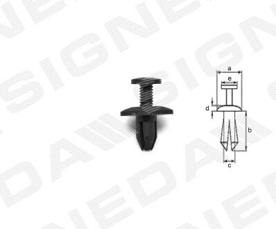 ПЛАСТМАСОВІ КРІПЛЕННЯ Signeda T70310