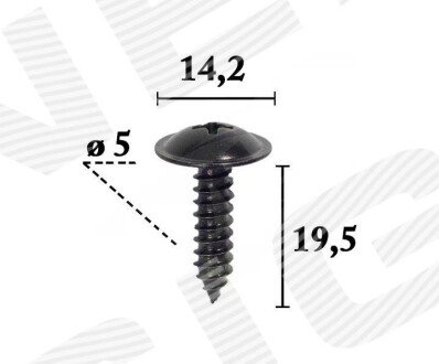 ПЛАСТМАССОВЫЕ КРЕПЛЕНИЯ Signeda T7054910