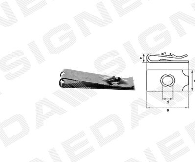 ПЛАСТМАСОВІ КРІПЛЕННЯ Signeda T71510