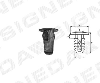 ПЛАСТМАСОВІ КРІПЛЕННЯ Signeda T72610